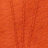 Antonio (orange) - Italian peccary leather gloves with cashmere lining