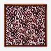 Bruna (brown/orange)- Soft and lightweight Italian foulard from pure silk
