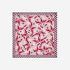 Bruna (pink)- Soft and lightweight Italian foulard from pure silk