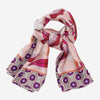 Bruna (pink)- Soft and lightweight Italian foulard from pure silk