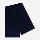 Bruno (blue) - Warm and soft Italian scarf from wool blend