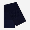 Bruno (blue) - Warm and soft Italian scarf from wool blend