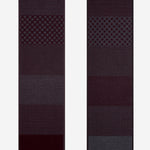 Bruno (grey/red) - warm and soft Italian scarf from wool blend - Fratelli Orsini - Luxury Italian Scarf - Handmade in Italy - 3