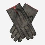 CA3152 (black) - Men's Italian cashmere lined handsewn dress gloves