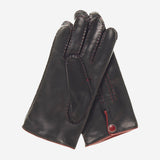 CA3152 (black) - Men's Italian cashmere lined handsewn dress gloves