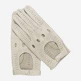 CA3335 (alabaster) - Handsewn Italian peccary men's driving gloves