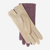 CA4538 (lilac) - Handsewn Italian cashmere lined women's carpincho dress gloves