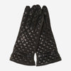 CA4643 (black) - Women's cashmere lined quilted leather gloves with bow