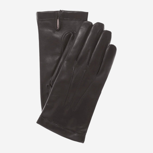CC3001 (black) - Men's Italian cashmere lined leather gloves