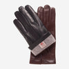 CC3001 (brown) - Men's Italian cashmere lined leather gloves