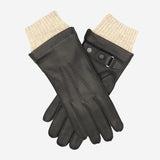 CC3115 (black) - Men's Italian deerskin leather gloves with cashmere lining