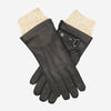 CC3115 (black) - Men's Italian deerskin leather gloves with cashmere lining