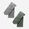 CC3117 (grey) - Men's Italian cashmere lined suede formal and dress leather gloves
