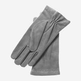 CC3117 (grey) - Men's Italian cashmere lined suede formal and dress leather gloves