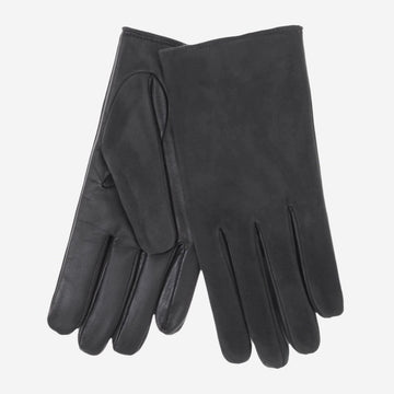 CC3556 (black) - Men's touchscreen suede and lambskin gloves with cashmere lining