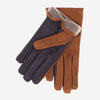 CC3556 (camel) - Men's touchscreen suede and lambskin gloves with cashmere lining