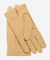 CC3630 (natural) - Men's Handsewn Italian Cashmere Lined Nubuck Gloves