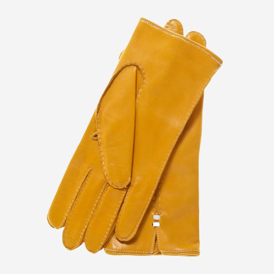 CC4301 (canary) - Women's Handsewn Italian Cashmere Lined Leather Gloves