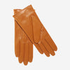 CC4668 (orange) - Women’s Orange Suede Winter Gloves Cashmere Lined with Unique Hand Detailing