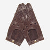 CD3501 (brown) - Men's Handsewn Italian Lambskin Leather Driving Gloves
