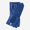 CD4010 (bleu) - Gants de conduite pour femme en cuir italien