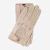 CD4010 (cream) - Women's Italian Leather Driving Gloves