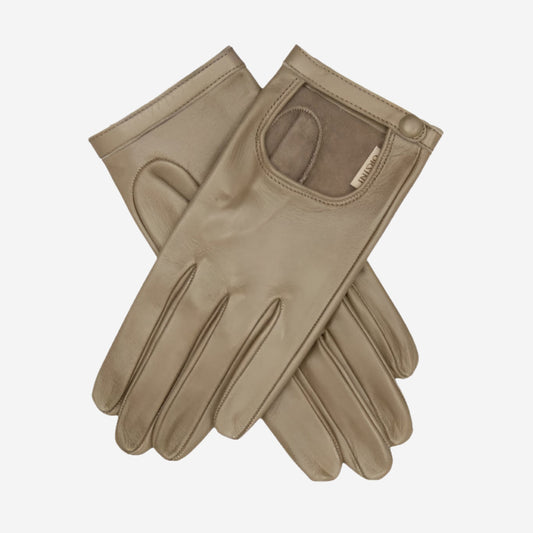 CD4244 (taupe) - Women's Classico Italian Lambskin Driving Gloves