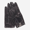 CD4266 (black) - Women's Italian Leather Driving Gloves with Contrast Stitching