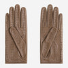 CD4378 (Camel) - Sportliche italienische Damen-Lederhandschuhe
