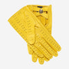 CD4378 (gelb) - Sportliche italienische Damen-Lederhandschuhe (für Autofahrer)