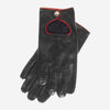CD4927 (black) - Ladies Driving Gloves with Accent Piping