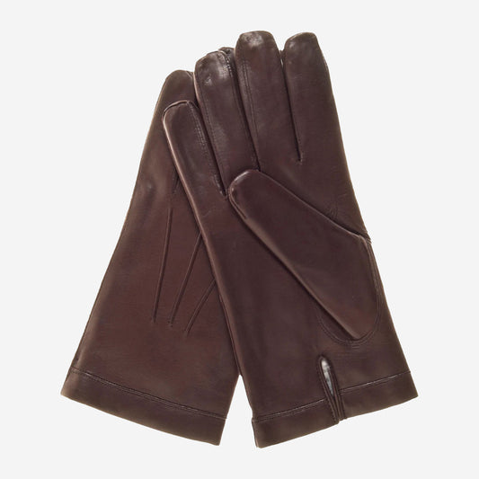 CR3001 (brown) - Men's Italian Rabbit Fur Gloves