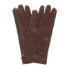 CS1003 (Braun) - Herren handgenähte, italienische, seidenfutterte Lederhandschuhe