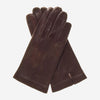 CS3550 (brown) - Men's Italian silk lined lambskin leather gloves