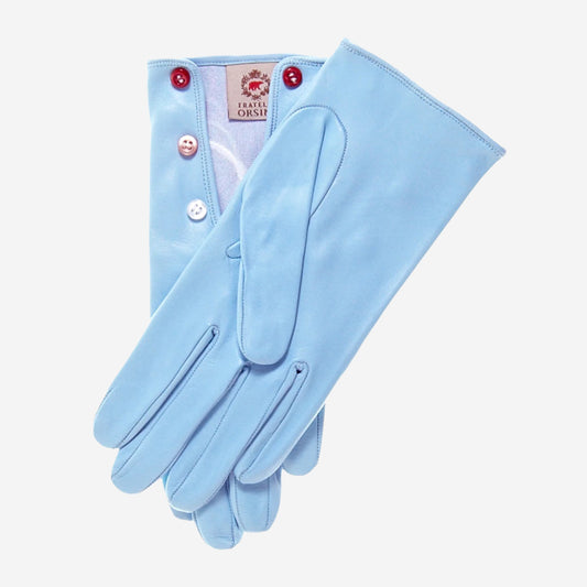 CS4312 (harbor) - Women's Italian Silk Lined Gloves with Buttons