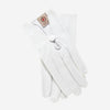 CS4362 (ivory) - Women's Italian Silk Lined Gloves with Center Button