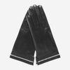 CS4461 (black) - Women's Italian Silk Lined Leather Gloves  with Swarovski Crystal Trim