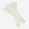 CS4820W8 (white) - Elbow Length Silk Lined Lambskin Leather Gloves With Buttons