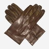 CU1001 (brown) - Men's Italian unlined leather gloves