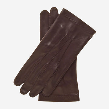 CU1003 (brown) - Men's handsewn Italian unlined leather gloves