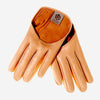 CU4303 (peach) - Women's short Italian leather gloves