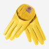 CU4303 (yellow) - Women's short Italian leather gloves