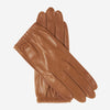 CU4601 (camel) - Women's unlined Italian fashion leather gloves with short wrist