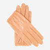 CU4601 (peach) - Women's unlined Italian fashion leather gloves with short wrist