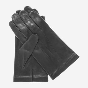 CX3301 (black) - Men's cadet size Italian unlined leather gloves