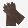 CX3350 (marron) - Gants en cuir doublés de laine taille cadet pour hommes