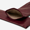 Camilla (xb) - Longs gants d'hiver en cuir italien avec luxueuse doublure en cachemire
