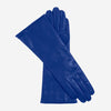 Camilla (blue) - Italian "4 button length" cashmere lined leather gloves