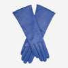 Camilla (blue) - Italian "4 button length" cashmere lined leather gloves