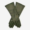 Camilla (forest) - Italian "4 button length" cashmere lined leather gloves